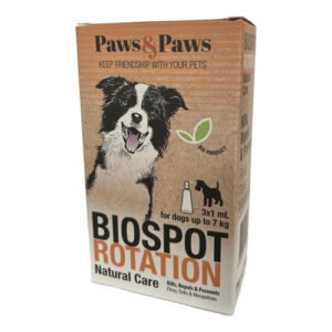 Paws&Paws Biospot Rotation za pse do 7kg 3x1ml