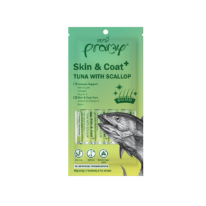 Pramy Cat Skin & Coat Kremasta poslastica Tuna sa Jakobovim kapicama 4x14g - Dont Ker Pet Shop