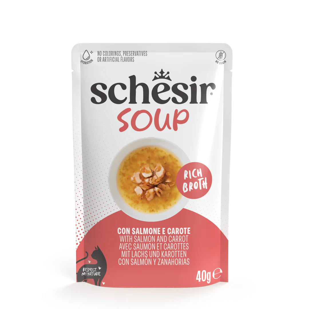 Schesir Cat Complements Soup Losos i Šargarepa 40g Schesir Cat Complements Soup Losos i Šargarepa 40g