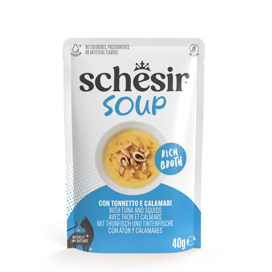 Schesir Cat Complements Soup Tuna i Lignje 40g Schesir Cat Complements Soup Tuna i Lignje 40g