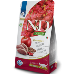 N&D Quinoa Cat Adult Hairball – Pačetina i jabuka 300g