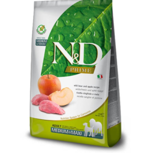 N&D Prime Dog Adult Medium/Maxi – Divlja svinja i jabuka