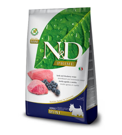 N&D Prime Dog Adult Mini – Jagnjetina i borovnica N&D Prime Dog Adult Mini – Jagnjetina i borovnica