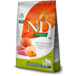 N&D Pumpkin Dog Adult Medium/Maxi – Divlja svinja i jabuka