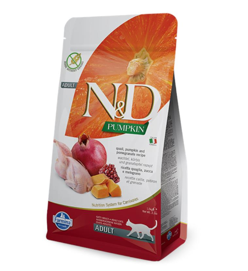 N&D Pumpkin Cat Adult – Prepelica i nar N&D Pumpkin Cat Adult – Prepelica i nar