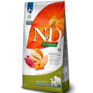 N&D Pumpkin Dog Adult Medium/Maxi – Pačetina i dinja 12kg