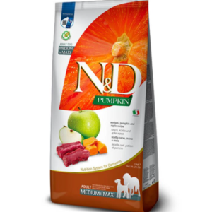 N&D Pumpkin Dog Adult Medium/Maxi – Divljač i jabuka 12kg