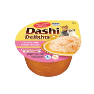 Inaba Cat Dashi Delights Chicken & Salmon 70g