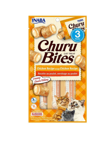 Inaba Cat Bites Chicken 3x10g Inaba Cat Bites Chicken 3x10g