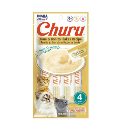 Inaba Cat Chicken with Bonito Flakes 4×14g Inaba Cat Chicken with Bonito Flakes 4×14g