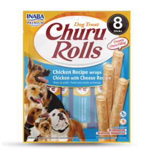 Inaba Dog Rolls wraps Chicken with Cheese 8x12g