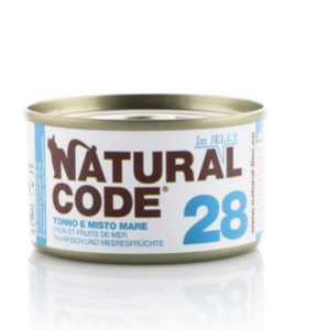 Natural Code Cat konzerva Tuna and Mixed Seafood in Jelly 85g