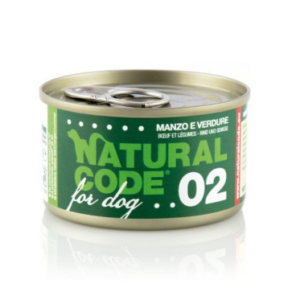 Natural Code Dog konzerva Beef and Vegetables 90g