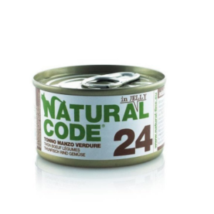 Natural Code Cat konzerva Tuna & Beef and Vegetables in Jelly 85g