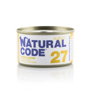 Natural Code Cat konzerva Tuna and Surimi in Jelly 85g