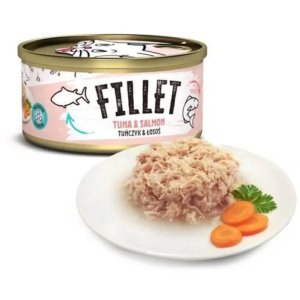 Mr.Bandit Cat konzerva Fillet - Tuna with Salmon 80g