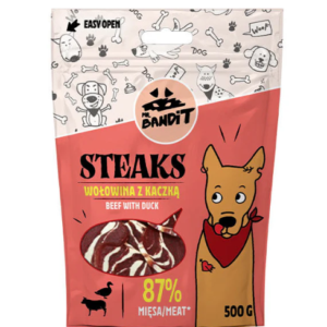 Mr.Bandit STEAKS Beef & Duck 500g