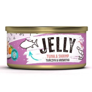 Mr. Bandit Cat konzerva Jelly - Tuna with Shrimp 80g