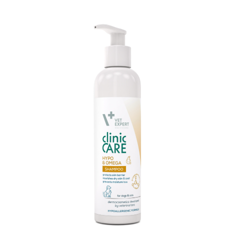VetExpert Clinic Care HYPO&OMEGA Shampoo 250ml