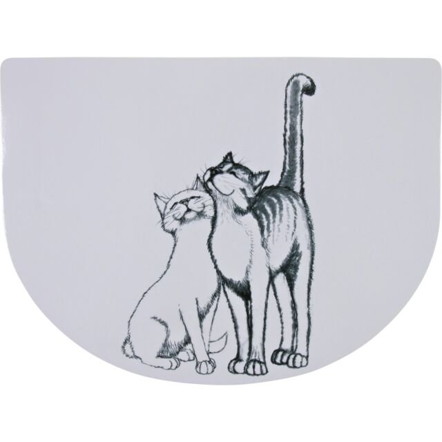 Trixie Podmetač za činije Pussy cat 40x30cm Trixie Podmetač za činije Pussy cat 40x30cm