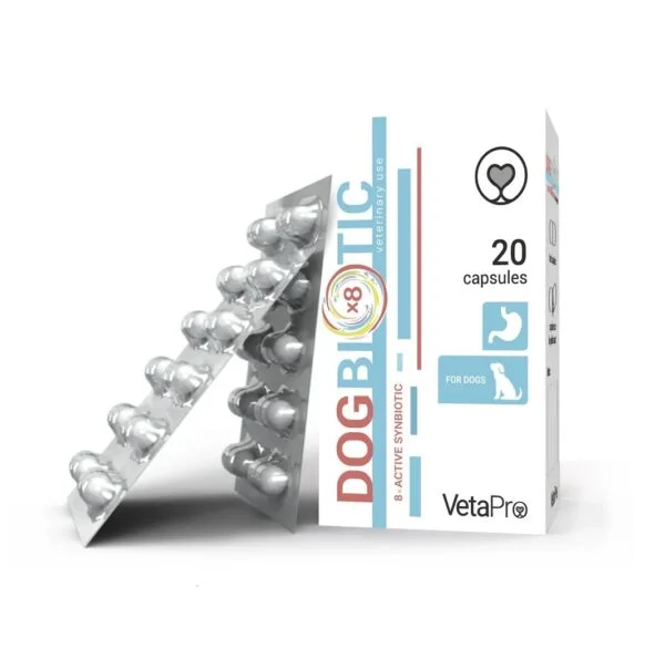 VetaPro Dog Biotic za pse 20 kapsula VetaPro Dog Biotic za pse 20 kapsula