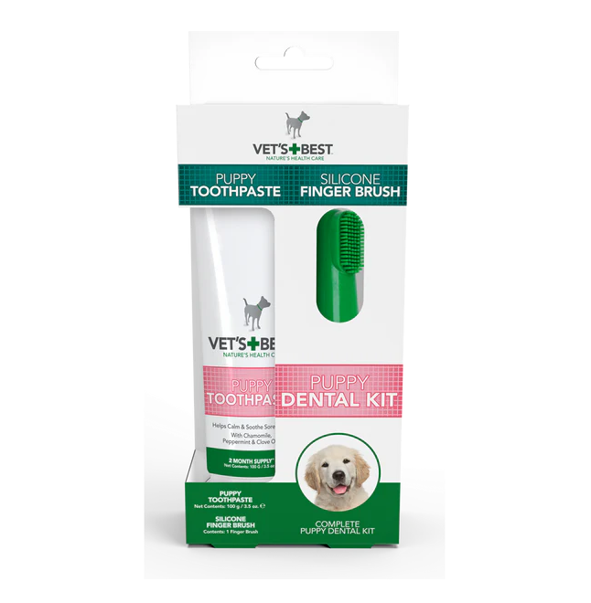 Vet's Best Puppy Dental Care Set za štence Vet's Best Puppy Dental Care Set za štence