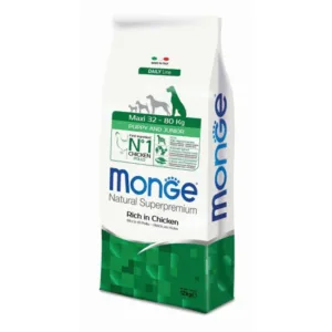 Monge Dog Puppy & Junior Maxi Piletina