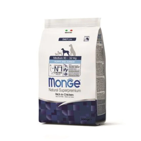 Monge Dog Puppy & Junior Medium Piletina Monge Dog Puppy & Junior Medium Piletina