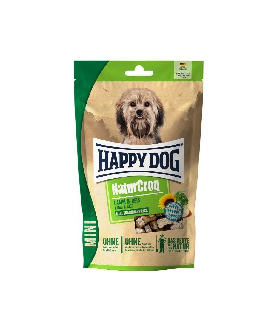19POSHD000253 Happy Dog NaturCroq Mini poslastica Jagnjetina 100g