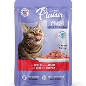 Plaisir Cat sos Govedina i Ćuretina 100g