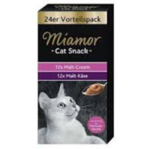 Miamor Pasta za mačke Malt i sir 24x15g