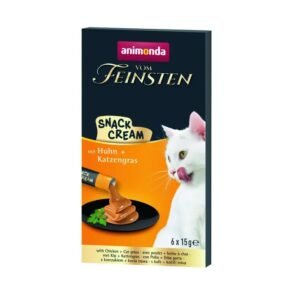 Animonda Snack Cream Piletina i mačija trava 6x15g