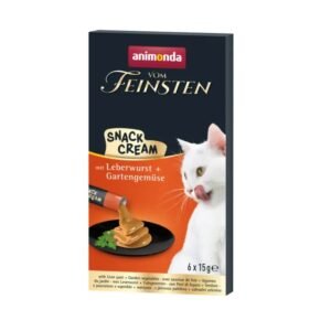 Animonda Snack Cream Jetrena pašteta i povrće 6x15g
