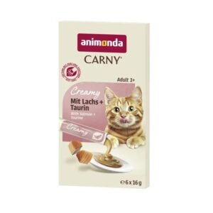 Animonda Carny Adult Creamy Losos i taurin 6x15g