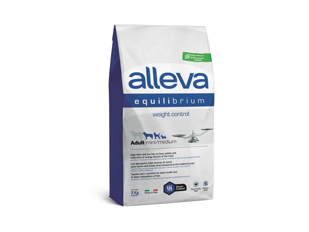 Alleva Equilibrium Adult Medium Mini Weight Control 2kg Alleva Equilibrium Adult Medium/Mini Weight Control 2kg