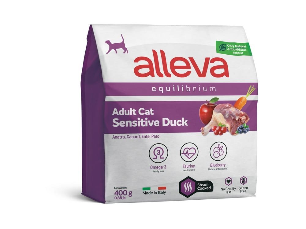 Alleva Equilibrium Cat Adult Sensitive Pačetina 400g Alleva Equilibrium Cat Adult Sensitive Pačetina 400g