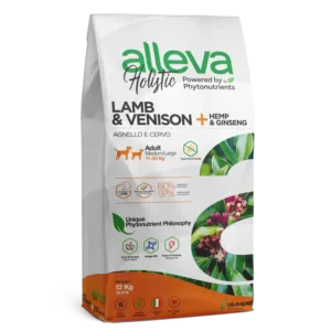 Alleva Holistic Adult Medium/Maxi Jagnjetina i Divljač 12kg