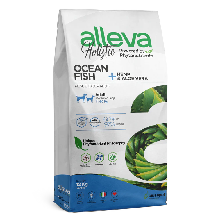 Alleva Holistic Adult Medium Maxi Okeanska Riba 12kg Alleva Holistic Adult Medium/Maxi Okeanska Riba 12kg