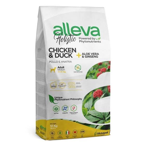 Alleva Holistic Adult Medium Piletina i Pačetina 12kg Alleva Holistic Adult Medium Piletina i Pačetina 12kg