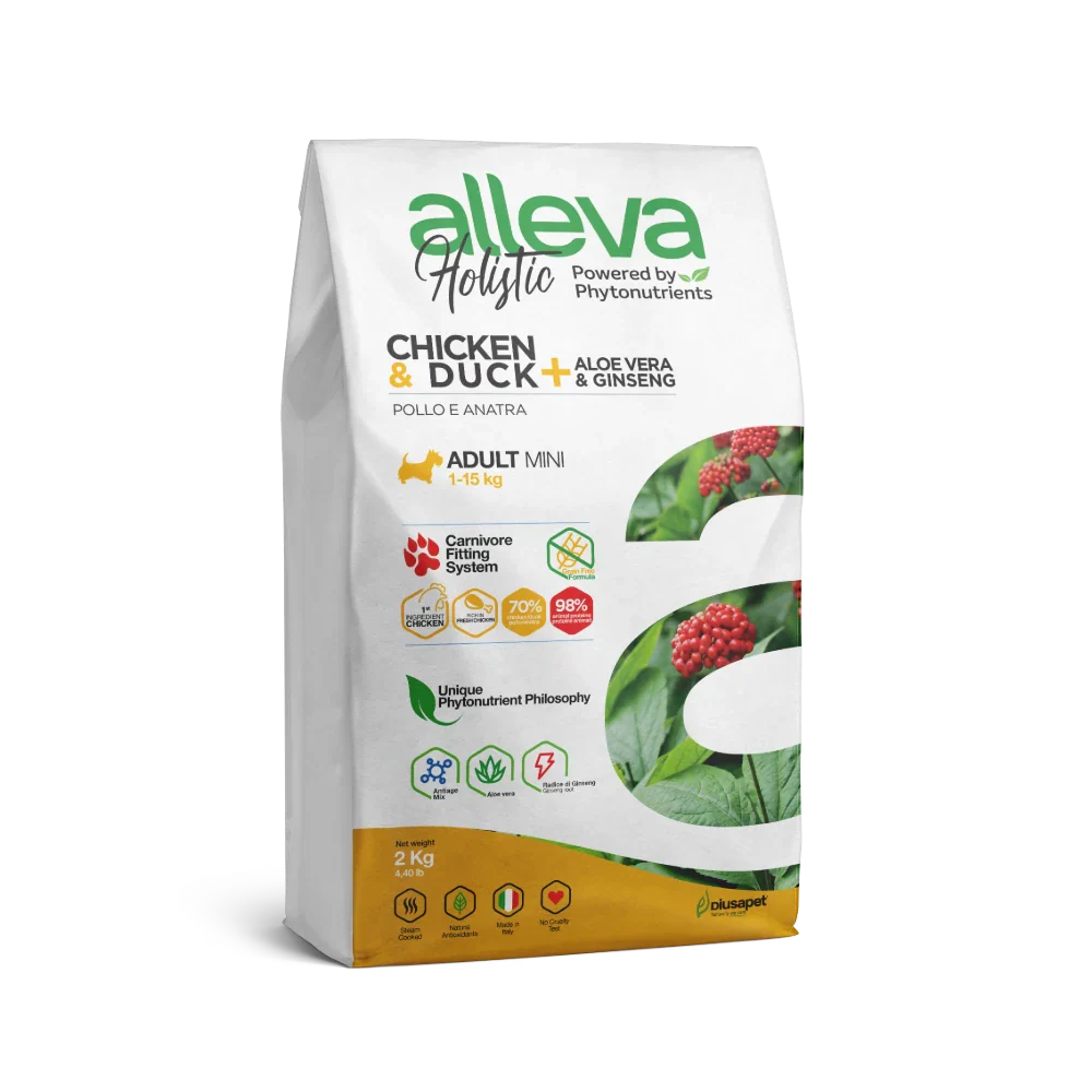 Alleva Holistic Adult Mini Piletina i Pačetina 2kg Alleva Holistic Adult Mini Piletina i Pačetina 2kg