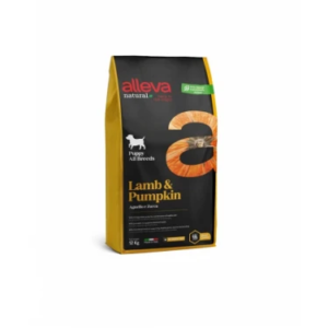 Alleva Natural Puppy All Breeds Jagnjetina i Bundeva 12kg