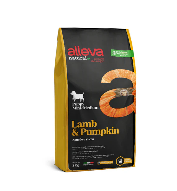 Alleva Natural Puppy All Breeds Jagnjetina i Bundeva 2kg Alleva Natural Puppy All Breeds Jagnjetina i Bundeva 2kg