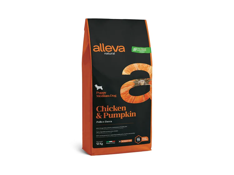 Alleva Natural Puppy Medium Piletina i Bundeva 12kg Alleva Natural Puppy Medium Piletina i Bundeva 12kg