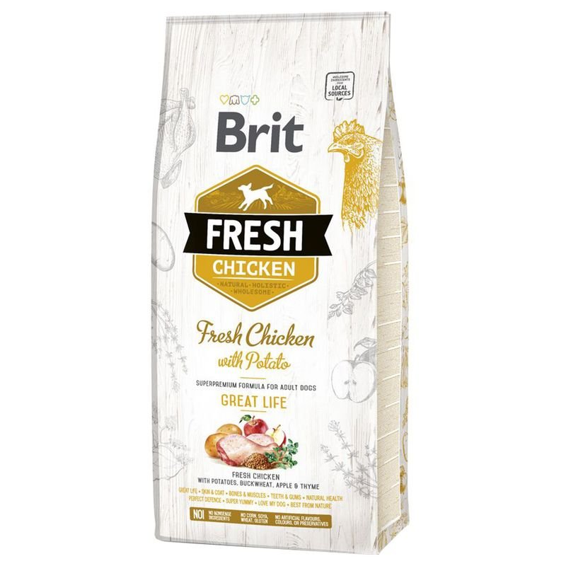 Brit Fresh Adult Piletina sa Krompirom 12kg Brit Fresh Adult Piletina sa Krompirom 12kg