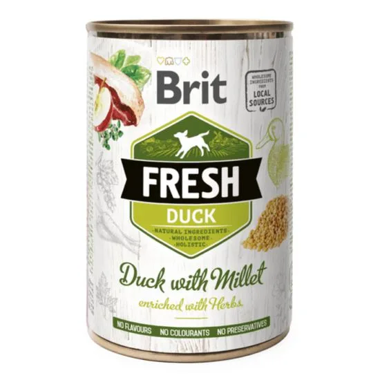 Brit Fresh konzerva Pačetina i Proso 400g Brit Fresh konzerva Pačetina i Proso 400g