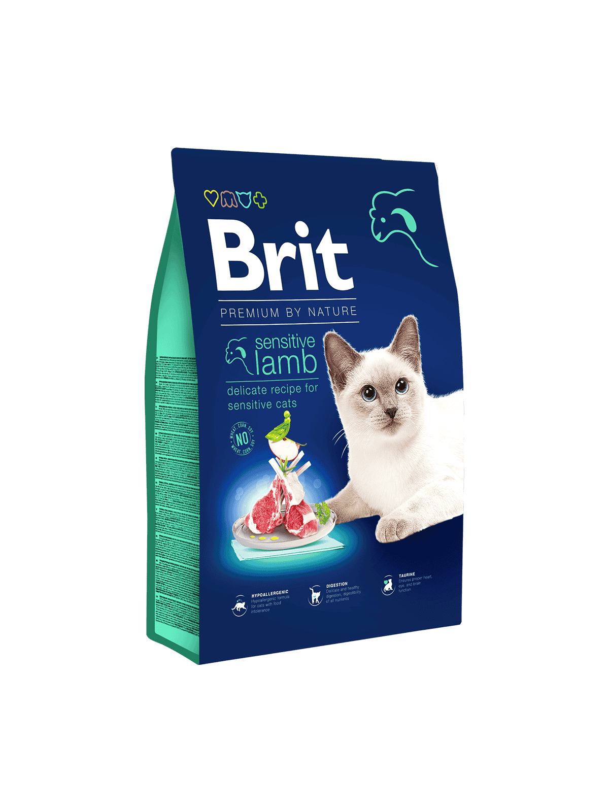 Brit Premium Cat Adult - Sensitive Jagnjetina 8kg Brit Premium Cat Adult - Sensitive Jagnjetina 8kg