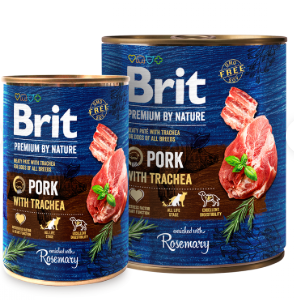 Brit Premium konzerva Svinjetina sa dušnikom 400g/800g