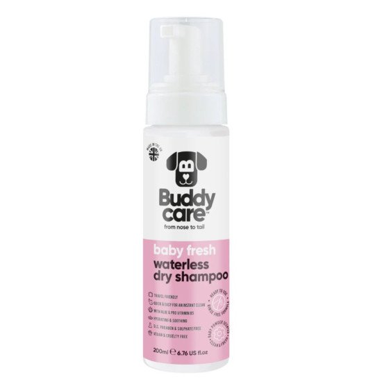 Buddy Care šampon za suvo pranje Baby fresh 200ml Buddy Care šampon za suvo pranje Baby fresh 200ml
