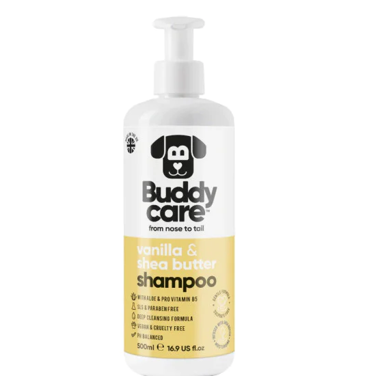 Buddy Care shampoo Vanilla & Shea butter 300ml Buddy Care shampoo Vanilla & Shea butter 300ml
