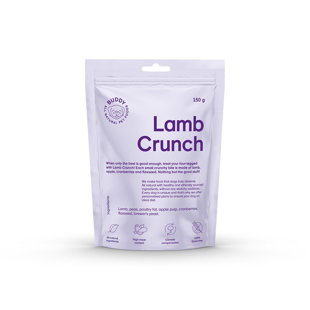 Buddy Crunchy snack Lamb with cranberries 150g Buddy Crunchy snack Lamb with cranberries 150g